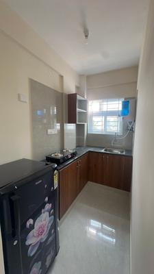 Kitchen Image of 500 Sq.ft 1 BHK Apartment / Flat for rent in BTM Layout Bengaluru for Rs. 24997