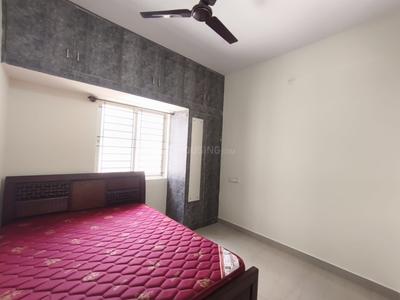 Bedroom Image of 350 Sq.ft 1 RK Builder Floor for rent in Kaggadasapura Bengaluru for Rs. 13000