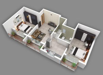 Image of 600 Sq.ft 1 BHK Apartment / Flat for sale in Mangaon, Raigad for Rs. 1600000