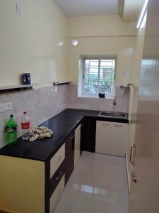 Kitchen Image of 1000 Sq.ft 3 BHK Apartment / Flat for rent in Bansdroni Kolkata for Rs. 31000