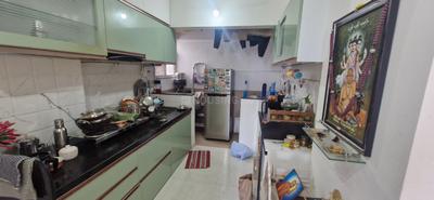 Kitchen Image of 877 Sq.ft 2 BHK Apartment / Flat for sale in Vision Shriram Corner Phase 2, Dhayari Pune for Rs. 6851000