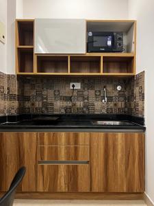 Kitchen Image of 500 Sq.ft 1 RK Independent House for rent in Indira Nagar Bengaluru for Rs. 30000