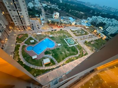 Balcony Image of 1480 Sq.ft 3 BHK Apartment / Flat for rent in Ahad Serenity, Choodasandra Bengaluru for Rs. 50000