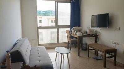Living Room Image of 550 Sq.ft 1 BHK Apartment / Flat for sale in Powai Mumbai for Rs. 15800000
