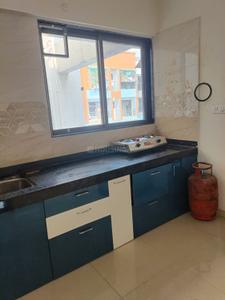 Kitchen Image of 585 Sq.ft 1 BHK Apartment / Flat for rent in Akshay Kuberakshe, Koliwada Alibag for Rs. 17000
