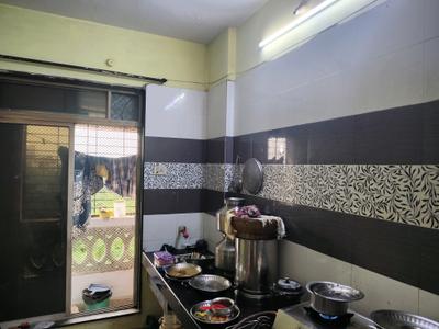Kitchen Image of 780 Sq.ft 1 BHK Apartment / Flat for rent in JVM Sarvam, Kasarvadavali Thane for Rs. 16002