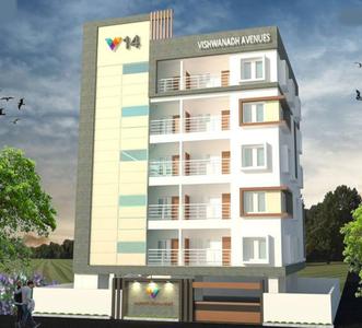 Floor Plan Image of 1320 Sq.ft 3 BHK Apartment / Flat for sale in Vishwanadh Avenues 14, Pothinamallayya Palem Visakhapatnam for Rs. 5000000