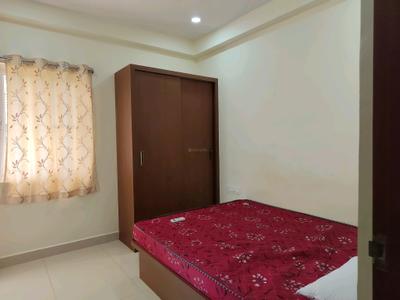Bedroom Image of 1150 Sq.ft 1 BHK Apartment / Flat for rent in Kondapur Hyderabad for Rs. 25000