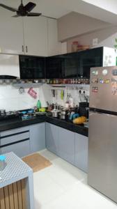 Kitchen Image of 1200 Sq.ft 2 BHK Apartment / Flat for rent in S C Sudarshan Complex, Chanakyapuri Ahmedabad for Rs. 25000