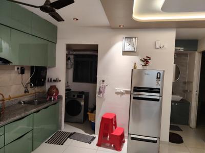 Kitchen Image of 950 Sq.ft 1.5 BHK Apartment / Flat for sale in Tragad Ahmedabad for Rs. 5200000