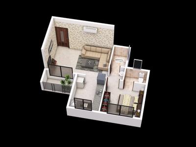 Image of 600 Sq.ft 1 BHK Apartment / Flat for sale in Bhagyashree Jai Malhar Apartment, Shedung, Navi Mumbai for Rs. 2999999
