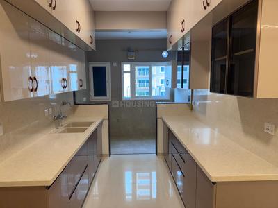 Kitchen Image of 1740 Sq.ft 3 BHK Apartment / Flat for rent in L And T Raintree Boulevard, Sahakara Nagar Bengaluru for Rs. 70000