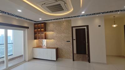 Living Room Image of 2270 Sq.ft 3 BHK Apartment / Flat for rent in Sumadhura The Olympus, Financial District Hyderabad for Rs. 82000