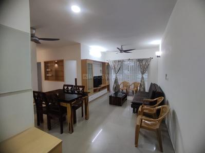 Hall Image of 1192 Sq.ft 3 BHK Apartment / Flat for rent in Godrej E City, Electronic City Bengaluru for Rs. 43000