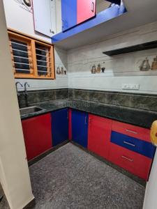 Kitchen Image of 500 Sq.ft 1 BHK Builder Floor for rent in Indira Nagar Bengaluru for Rs. 22000