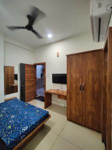 Bedroom Image of 355 Sq.ft 1 RK Studio for rent in Mahalakshmi Nagar Indore for Rs. 13999