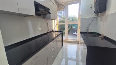 Kitchen Image of 600 Sq.ft 1 BHK Apartment / Flat for rent in Tata Serein Phase 1, Thane West Thane for Rs. 37000