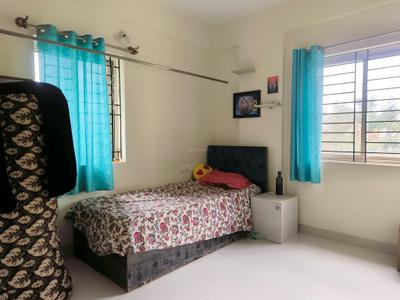 Bedroom Image of 1185 Sq.ft 2 BHK Apartment / Flat for rent in Meenakshi North Avenue, Sampigehalli Bengaluru for Rs. 35000