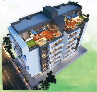 Image of 1116 Sq.ft 2 BHK Apartment / Flat for sale in Amravati Road, Nagpur for Rs. 6696000