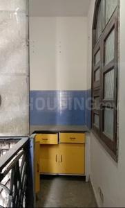 Kitchen Image of 600 Sq.ft 1 RK Independent House for rent in Garhi New Delhi for Rs. 11000