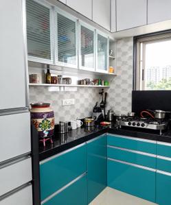 Kitchen Image of 1450 Sq.ft 3 BHK Apartment / Flat for sale in SRK Ovalnest, Warje Pune for Rs. 16500000