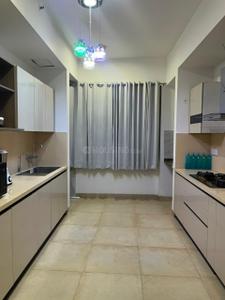 Kitchen Image of 2100 Sq.ft 4 BHK Apartment / Flat for rent in Rishita Manhattan, Gomti Nagar Extension Lucknow for Rs. 50000