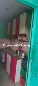 Kitchen Image of 400 Sq.ft 1 BHK Apartment / Flat for sale in Madangir New Delhi for Rs. 2250000