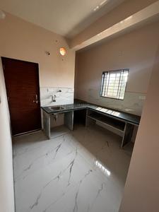 Kitchen Image of 600 Sq.ft 1 BHK Apartment / Flat for rent in Sarthak Singapore Lifestyle, Palakhedi Indore for Rs. 8000
