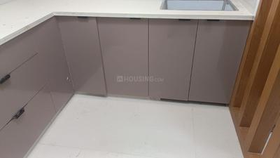 Kitchen Image of 900 Sq.ft 3 BHK Builder Floor for rent in Guru Ji Homes Part 2, Dwarka Mor New Delhi for Rs. 25000