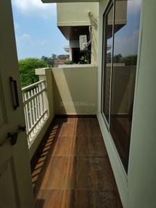 Balcony Image of 1150 Sq.ft 3 BHK Apartment / Flat for rent in Harshit Lifestyle phase 1, Ayodhya Bypass Bhopal for Rs. 25000