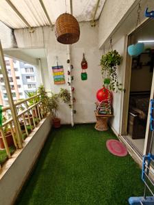 Balcony Image of 820 Sq.ft 1.5 BHK Apartment / Flat for sale in Diamond White Stone, Wagholi Pune for Rs. 5500000