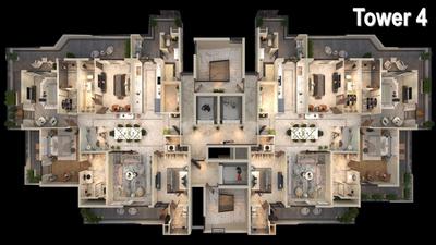Image of 3000 Sq.ft 3 BHK Apartment / Flat for sale in Sector 20, Panchkula for Rs. 42500000