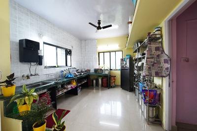 Kitchen Image of 1300 Sq.ft 2 BHK Apartment / Flat for sale in Old Sangvi Pune for Rs. 7800000