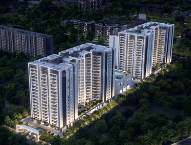Image of 1146 Sq.ft 2 BHK Apartment / Flat for sale in Radiance Solitaire, Madhavaram, Chennai for Rs. 11000000