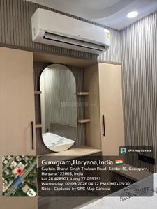 Bedroom Image of 900 Sq.ft 1 BHK Apartment / Flat for rent in Sector 46 Gurgaon for Rs. 40000
