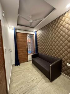 Living Room Image of 450 Sq.ft 1 BHK Builder Floor for rent in Ramesh Nagar New Delhi for Rs. 25000