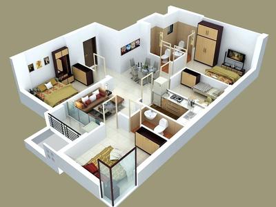 Image of 1100 Sq.ft 2 BHK Independent House for sale in Aranya City Of Woodland, Pacheda 1, Raipur for Rs. 2150000