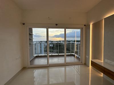 Hall Image of 1655 Sq.ft 3 BHK Apartment / Flat for rent in L And T Raintree Boulevard, Sahakara Nagar Bengaluru for Rs. 90000