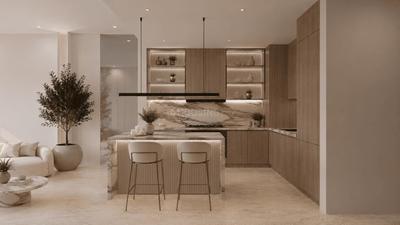 Kitchen Image of 431 Sq.ft 1 RK Apartment / Flat for sale in Jumeirah Village Dubai for Rs. 17864789