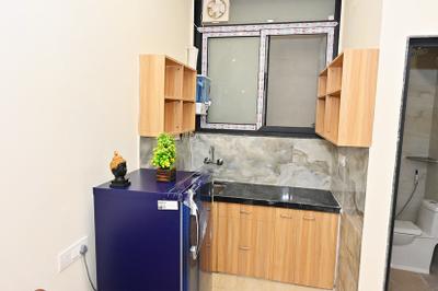 Kitchen Image of 300 Sq.ft 1 RK Apartment / Flat for rent in Jagatpura Jaipur for Rs. 12500