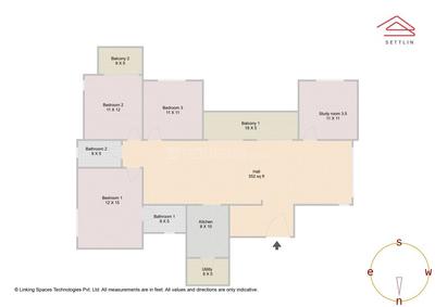 Image of 2033 Sq.ft 3.5 BHK Apartment / Flat for sale in Prestige Lavender Fields by Prestige Projects Pvt Ltd, Gunjur Village, Bengaluru for Rs. 27900000