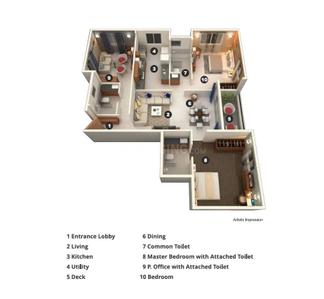 Image of 1470 Sq.ft 3 BHK Apartment / Flat for sale in Venkatesh Erandwane Central, Erandwane, Pune for Rs. 30400000