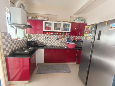 Kitchen Image of 1800 Sq.ft 3.5 BHK Apartment / Flat for sale in SLV Crystal by SLV Infrastructures	, Akshayanagar Bengaluru for Rs. 13200000