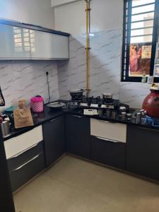 Kitchen Image of 1945 Sq.ft 3 BHK Duplex for sale in Sargasan Gandhinagar for Rs. 7000000