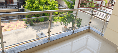 Balcony Image of 400 Sq.ft 1 BHK Builder Floor for rent in Kharar Mohali for Rs. 6500