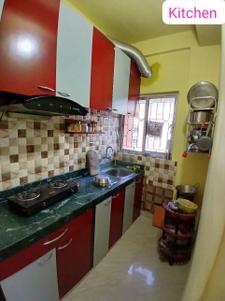 Kitchen Image of 1100 Sq.ft 3 BHK Builder Floor for sale in Joka Kolkata for Rs. 4100000