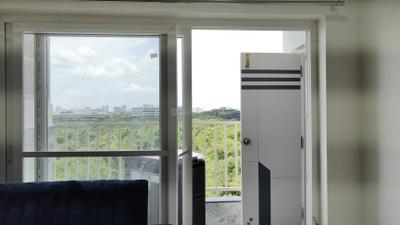 Balcony Image of 600 Sq.ft 1 BHK Apartment / Flat for rent in Kondapur Hyderabad for Rs. 29800