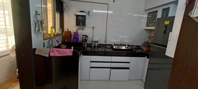 Kitchen Image of 734 Sq.ft 2 BHK Apartment / Flat for rent in GK Developer Dwarka Sai, Rahatani Pune for Rs. 38000