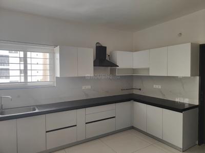Kitchen Image of 1200 Sq.ft 3 BHK Apartment / Flat for rent in Aparna Sarovar Zicon, Serilingampally Hyderabad for Rs. 53000