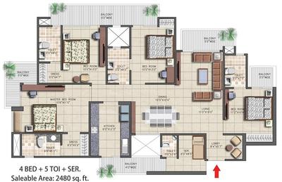 4.5 BHK Flat